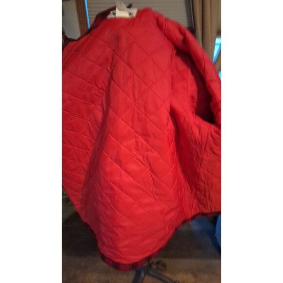 Vintage 70s Woolrich Plaid Flannel Jacket Coat Large Wool‎ Sherpa Lined Workwear - Picture 8 of 10